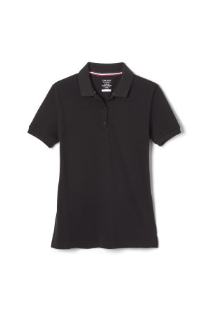 Short Sleeve Fitted Stretch Pique Polo (Feminine Fit)