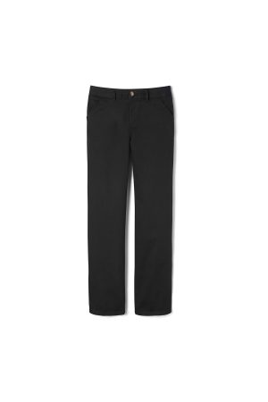 Girls&rsquo; Pull-On Straight Fit Stretch Twill Pant
